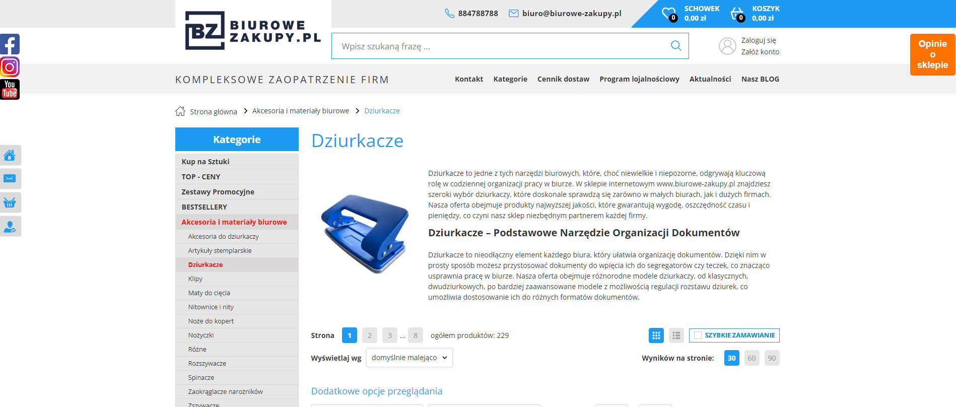 Dziurkacze biurowe - jak wybrać model dopasowany do potrzeb?