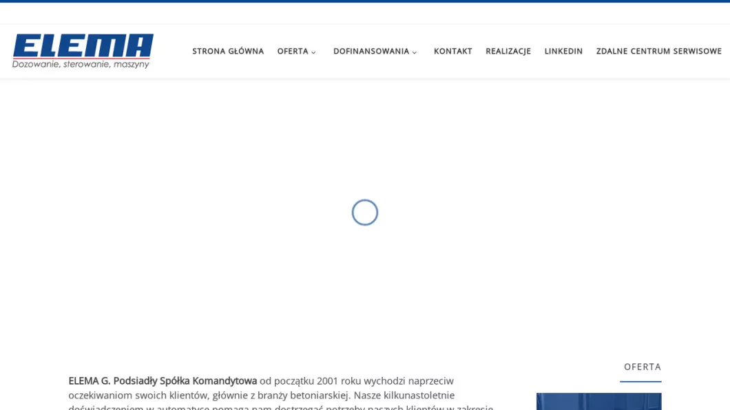 Automatyka przemysłowa, automatyzacja produkcji | ELEMA