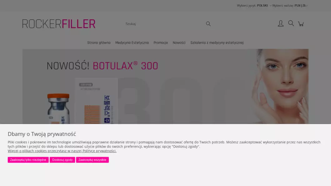 Produkty medycyny estetycznej | Sklep internetowy Rockerfiller